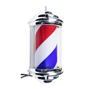 Classic Illuminated Barber Pole – 30 cm