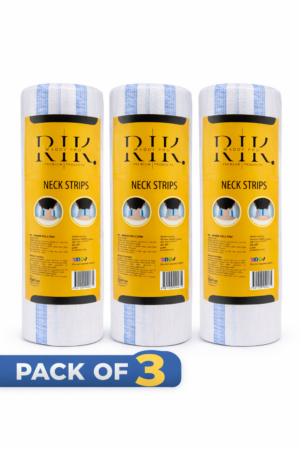 RIK Maddy Pro Professional Disposable Barber Neck Strips, Waterproof Neck Paper (Pack of 03)