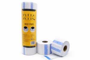 RIK Maddy Pro Professional Disposable Barber Neck Strips, Waterproof Neck Paper