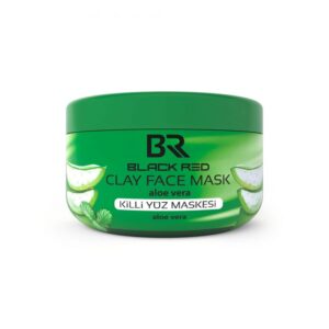 Black Red Aloe Vera Clay Face Mask