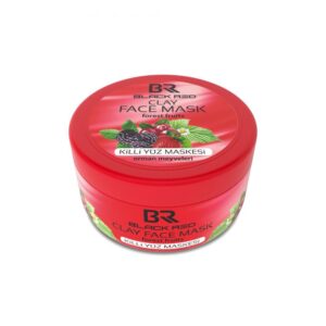 Black Red Forest Fruits Clay Face Mask