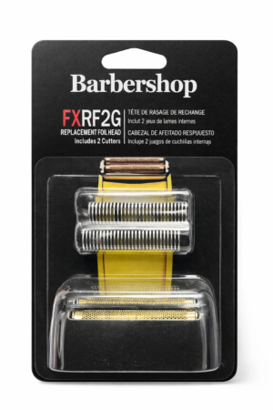 Barbershop FXRF2B Replacement Foil Head – Black (Includes 2 Cutters)