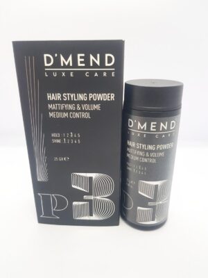 D'MEND Luxe Care Hair Styling Powder, Mattifying and Volume, Medium Control, P3 25g