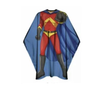 Kids Barber Haircut Cape – Super Hero Power Design