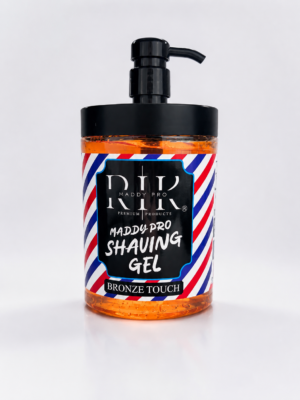 Shaving Gel Maddy Pro Bronze Touch Shaving Gel 1000ml for Barbers Salons Men